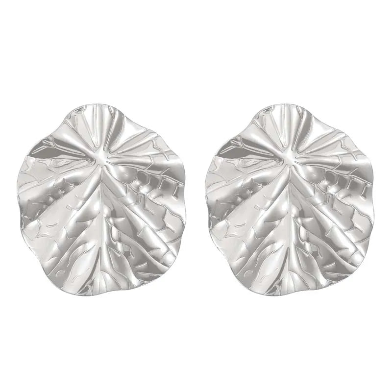 Vintage Geometric Circle Stud Earrings for Women