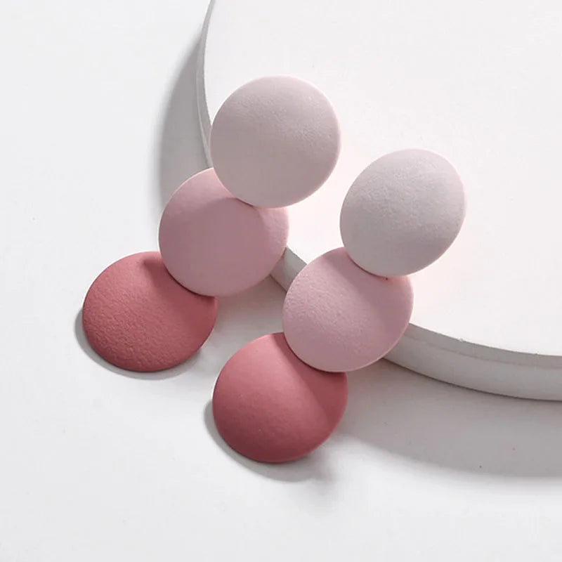 Summer New Paint Gradient Color Stacked Round Disc