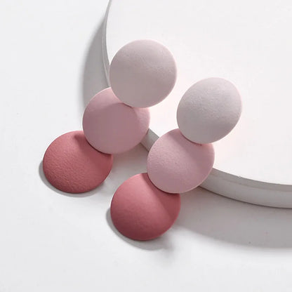 Summer New Paint Gradient Color Stacked Round Disc