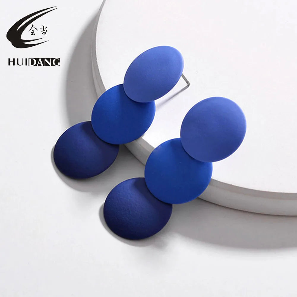 Summer New Paint Gradient Color Stacked Round Disc