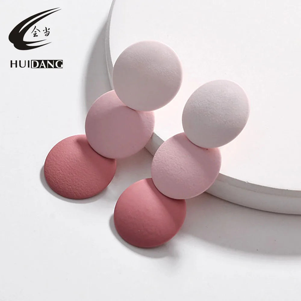 Summer New Paint Gradient Color Stacked Round Disc