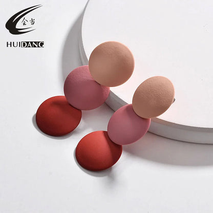 Summer New Paint Gradient Color Stacked Round Disc