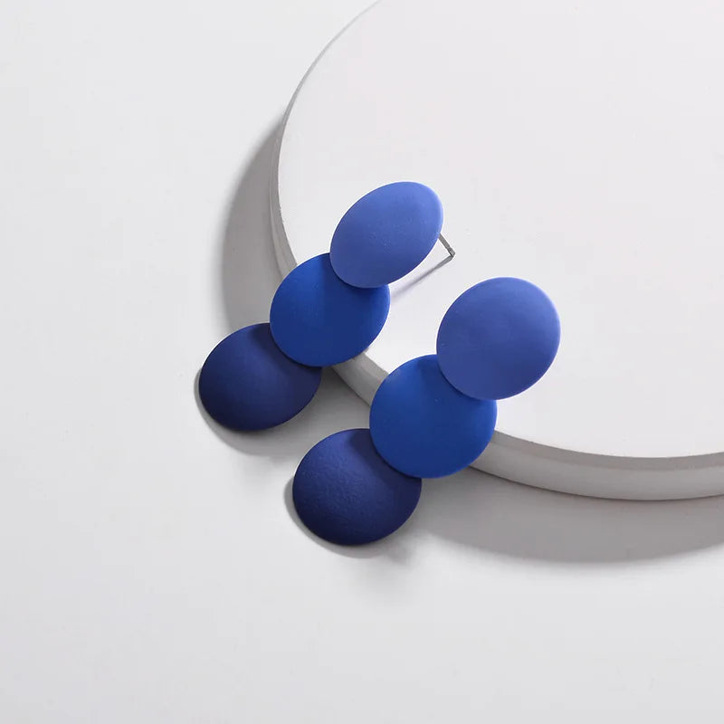 Summer New Paint Gradient Color Stacked Round Disc