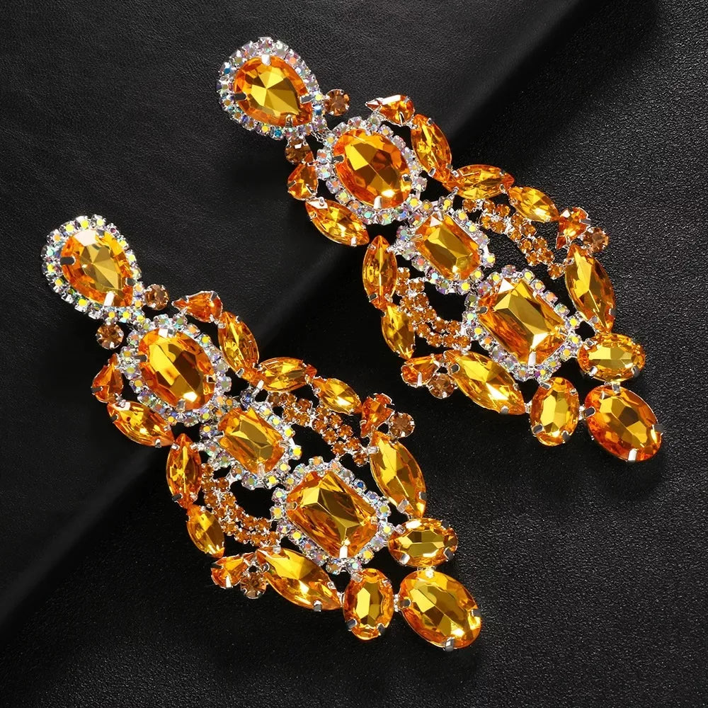 Long Geometric Gemstone