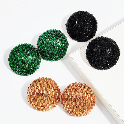 Bling Extra Large Round Crystal Stud