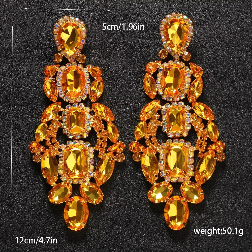Long Geometric Gemstone
