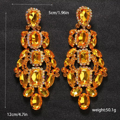 Long Geometric Gemstone