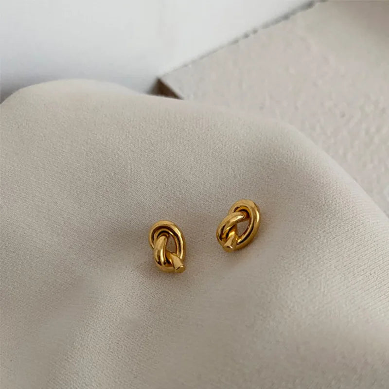 Luxury Creative Small Knotted Stud