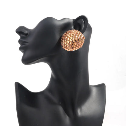 Bling Extra Large Round Crystal Stud