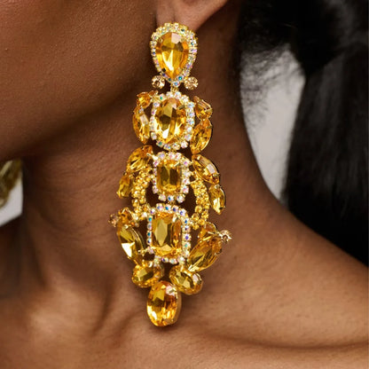 Long Geometric Gemstone