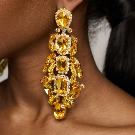 Long Geometric Gemstone